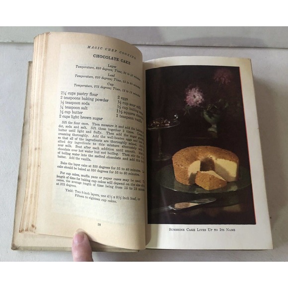 Vintage 1934 Magic Chef HC Cookbook Illustrated American Stove Lorain Oven Dial - Picture 8 of 12